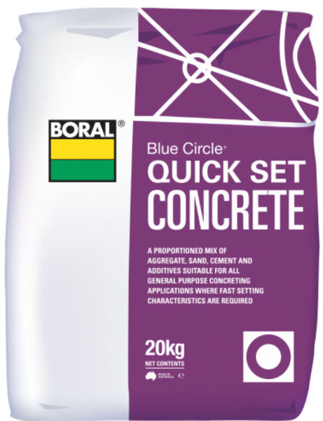 Quickset Concrete Mix - Boral | Cement Mixes & Grouts – Total Building ...